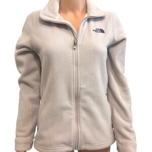 The North Face small full zip fleece jacket coat pockets C2 3259